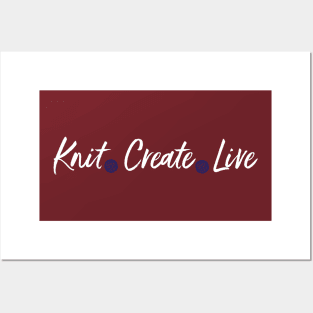 Knit Create Live Posters and Art